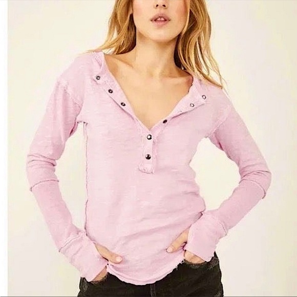 Free people long sleeve with thumb holes XS - Picture 1 of 5